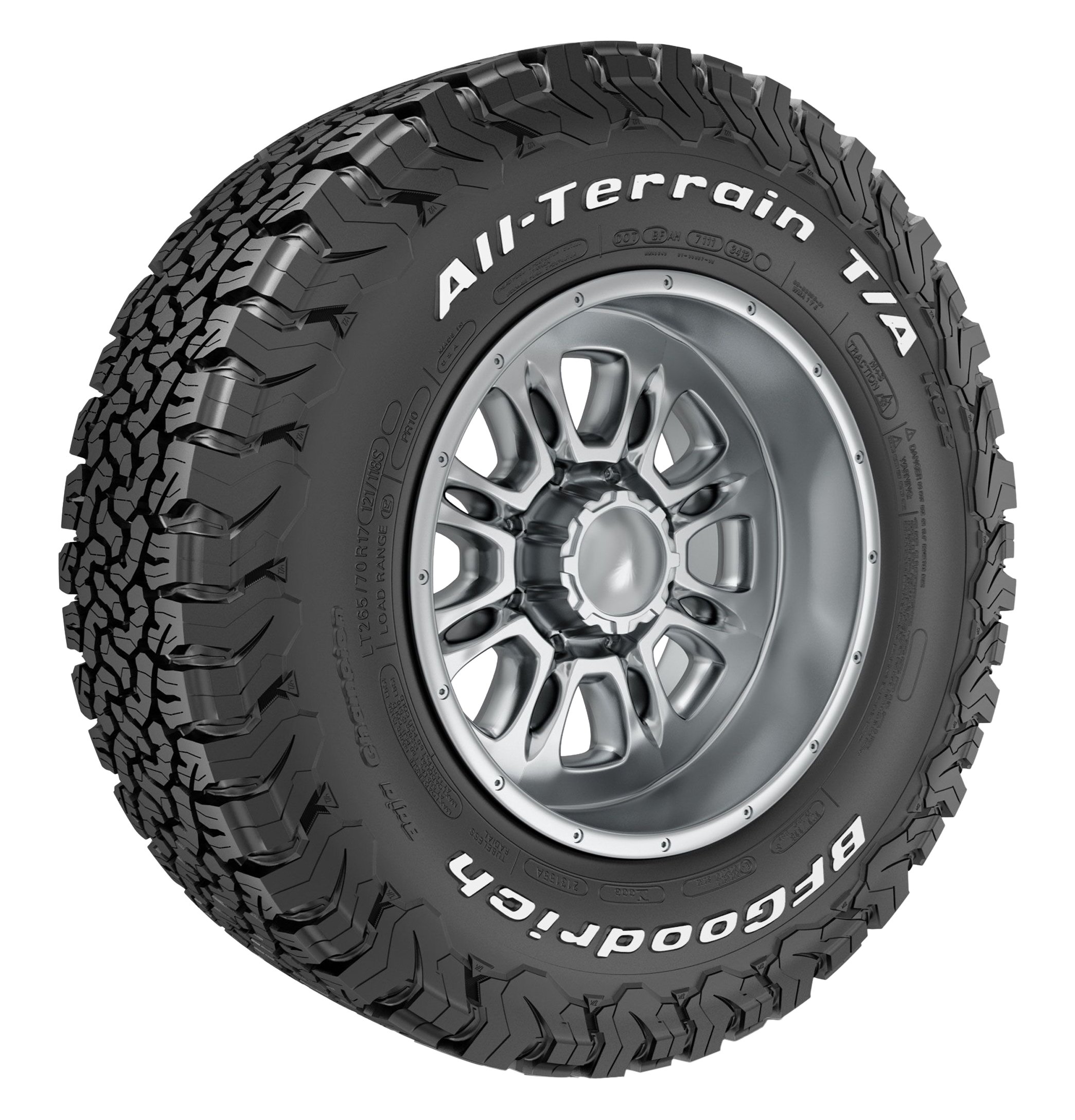 BF Goodrich All Terrain T/A KO2 M+S - 265/65R18 117R - All-Season Tire [Energy Class B]