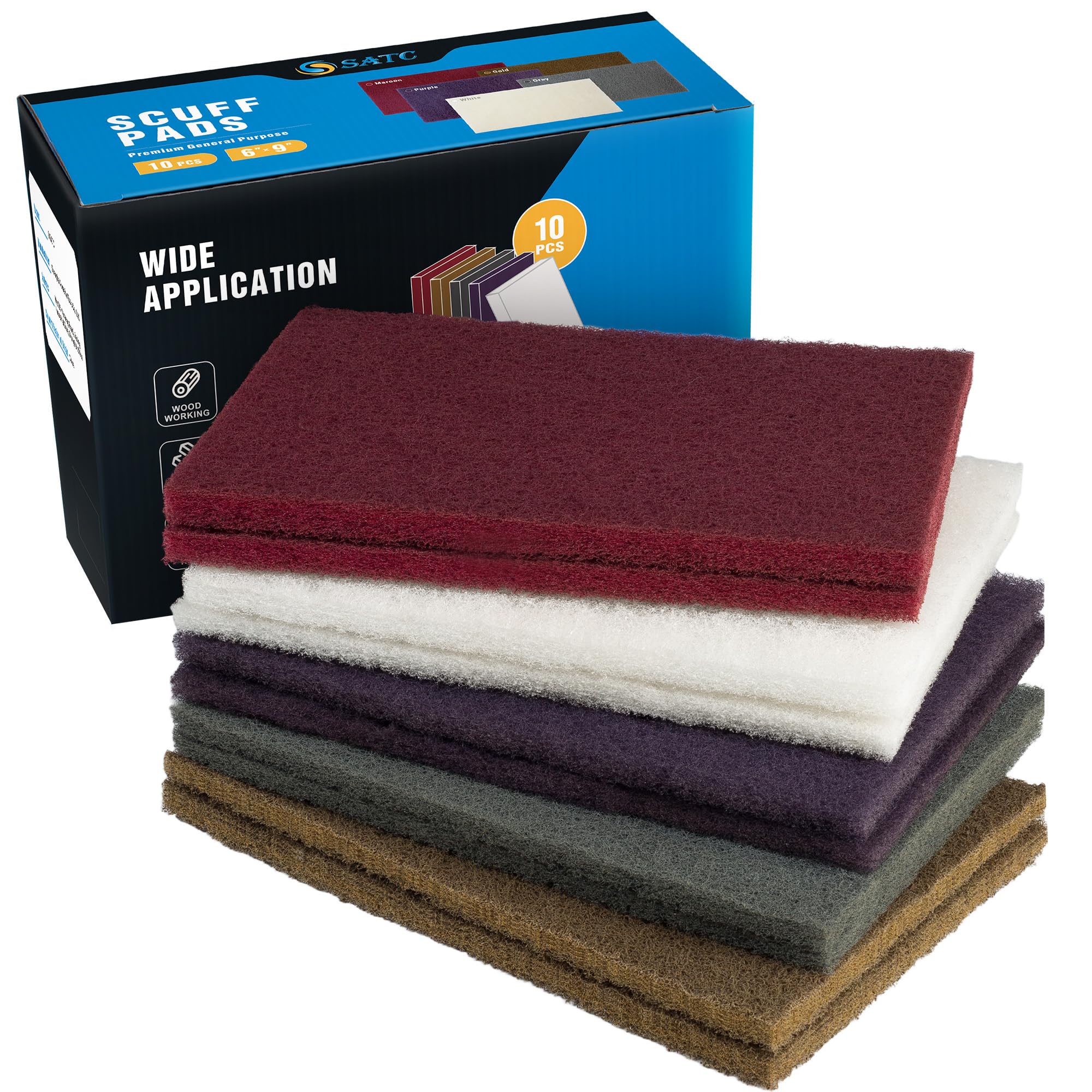 S SATC Scuff Pads - Automotive Restoration -10 S SATC Scuff Pads - Automotive Restoration -10