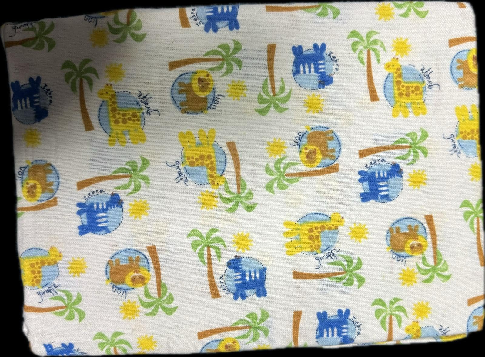Top Linen (NW) Ltd jungle blue baby cot set