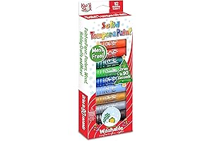 The Pencil Grip Kwik Stix Holiday Edition for Xmas Crafts in 12 Festive Colors