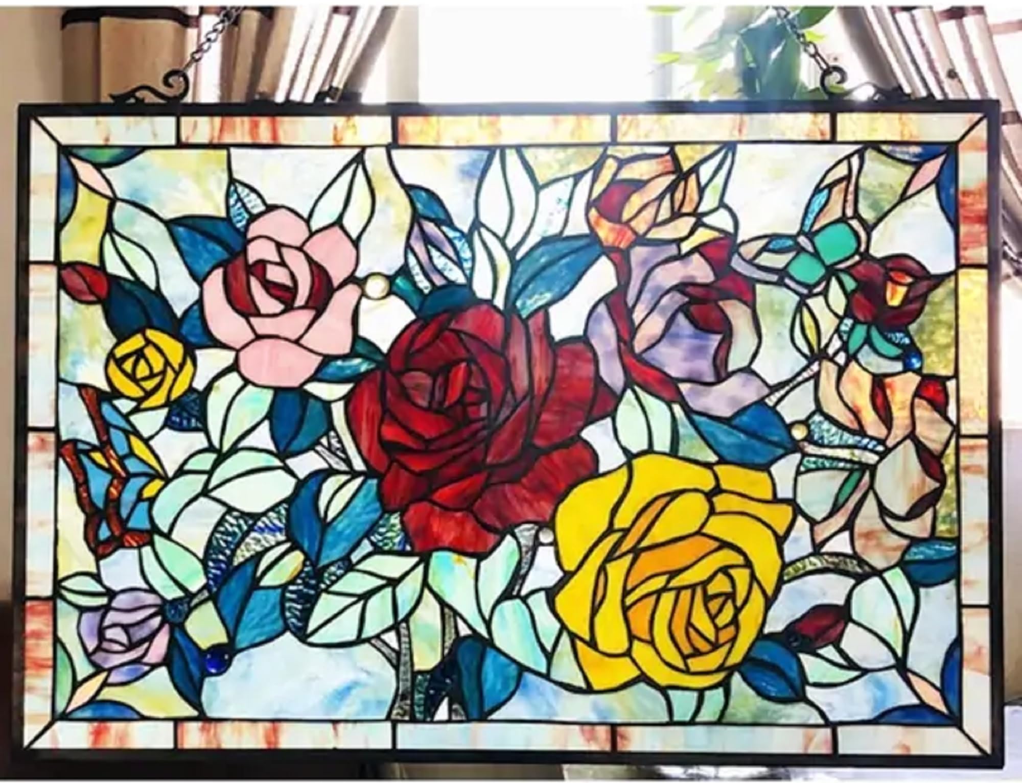 Chloe Lighting SUNSPRITE Tiffany-Style Floal 27