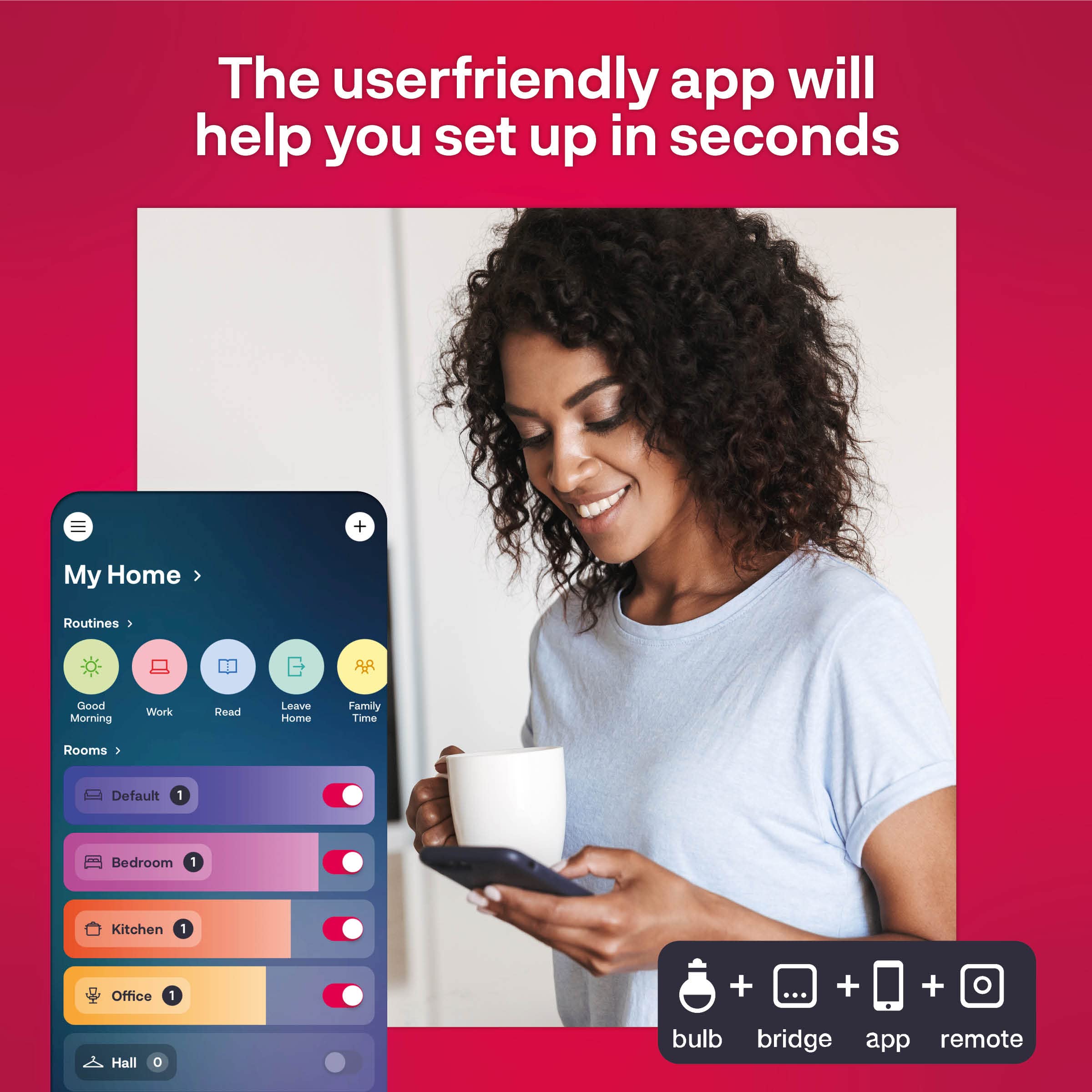 Innr Zigbee Smart Remote Control - Uniwersalny bezprzewodowy pilot do lamp, gniazd, kompatybilny z Home Assistant, Zigbee2MQTT, Homey Pro, innr Bridge