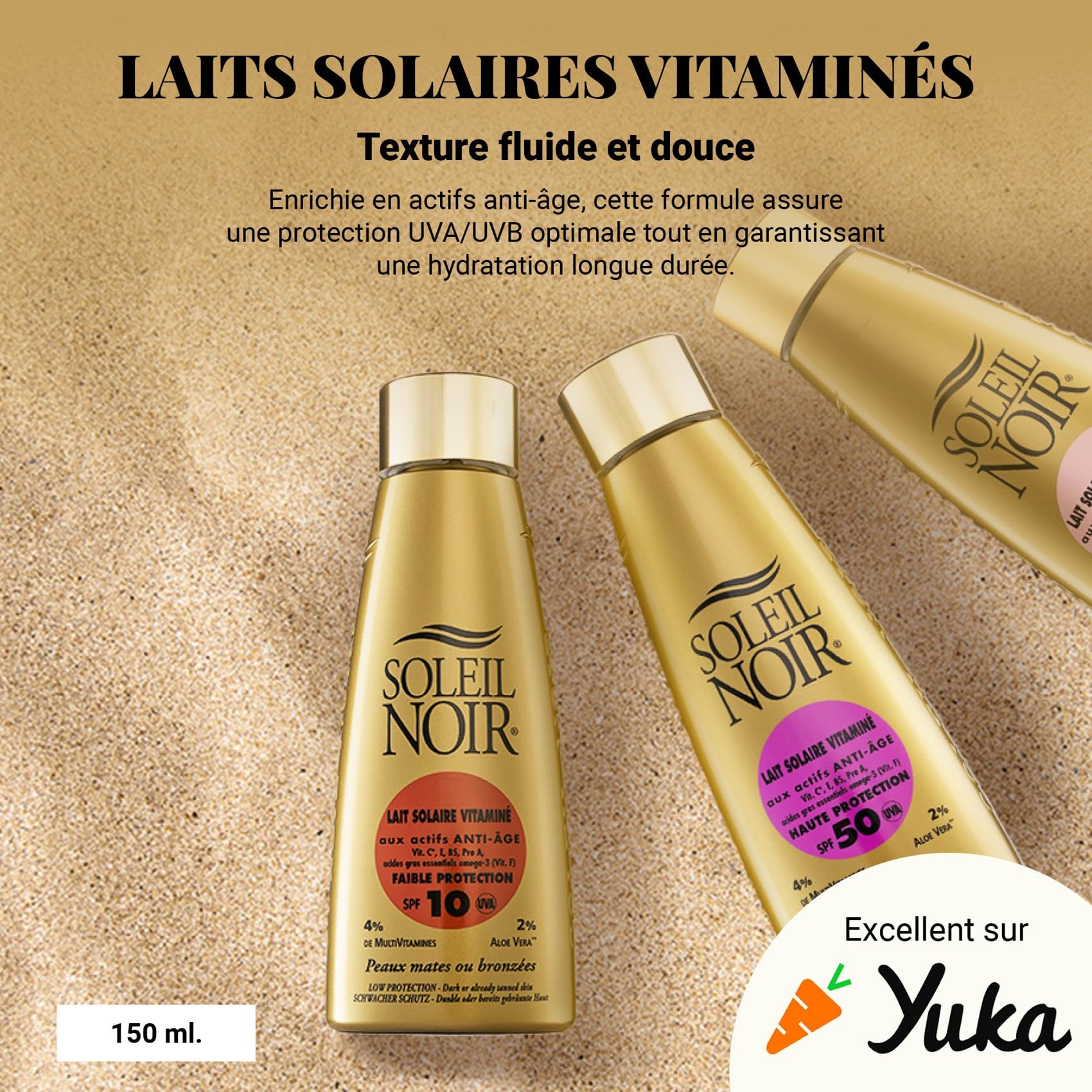 Soleil noir crème vitaminé bronzage intense 20ml