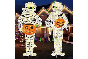Wenqik Halloween Yard Stakes Mummy Outdoor Halloween Decor