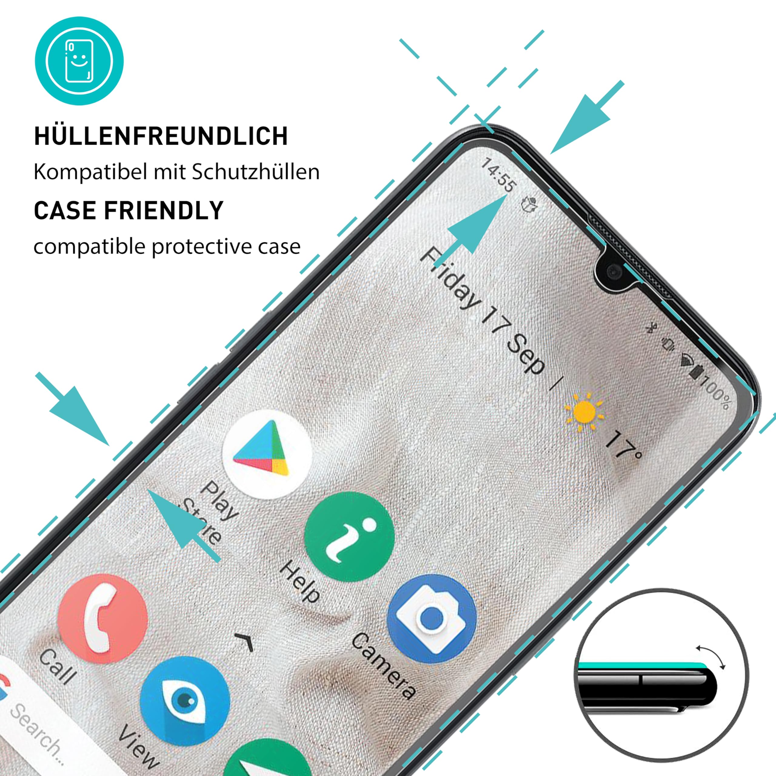 WXPPJ [1 Pezzi] Vetro Temperato Per Doro 8100 Plus (6,10 - Foto 2