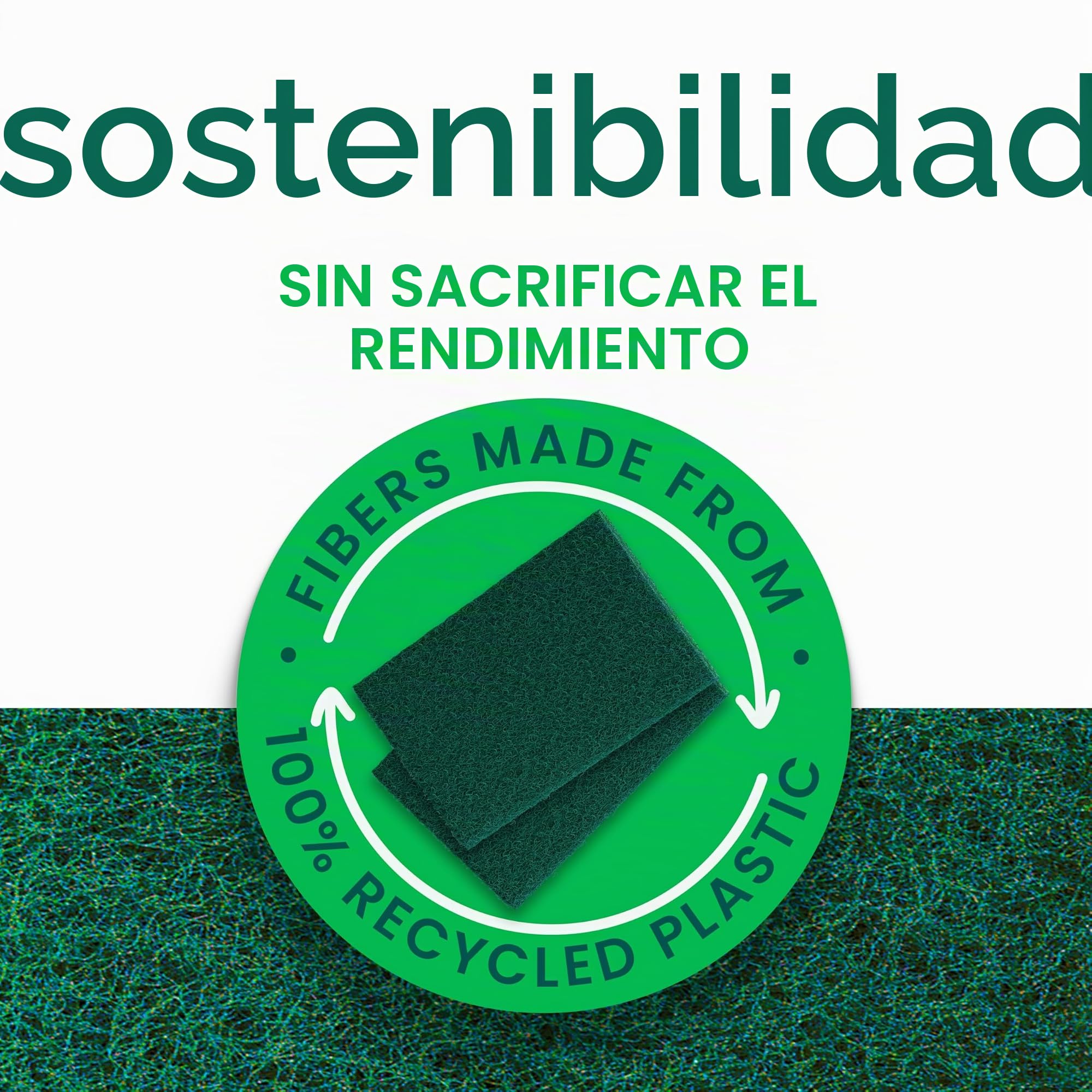 Scotch-Brite Estropajo Resistente, Verde, 21 Almohadillas