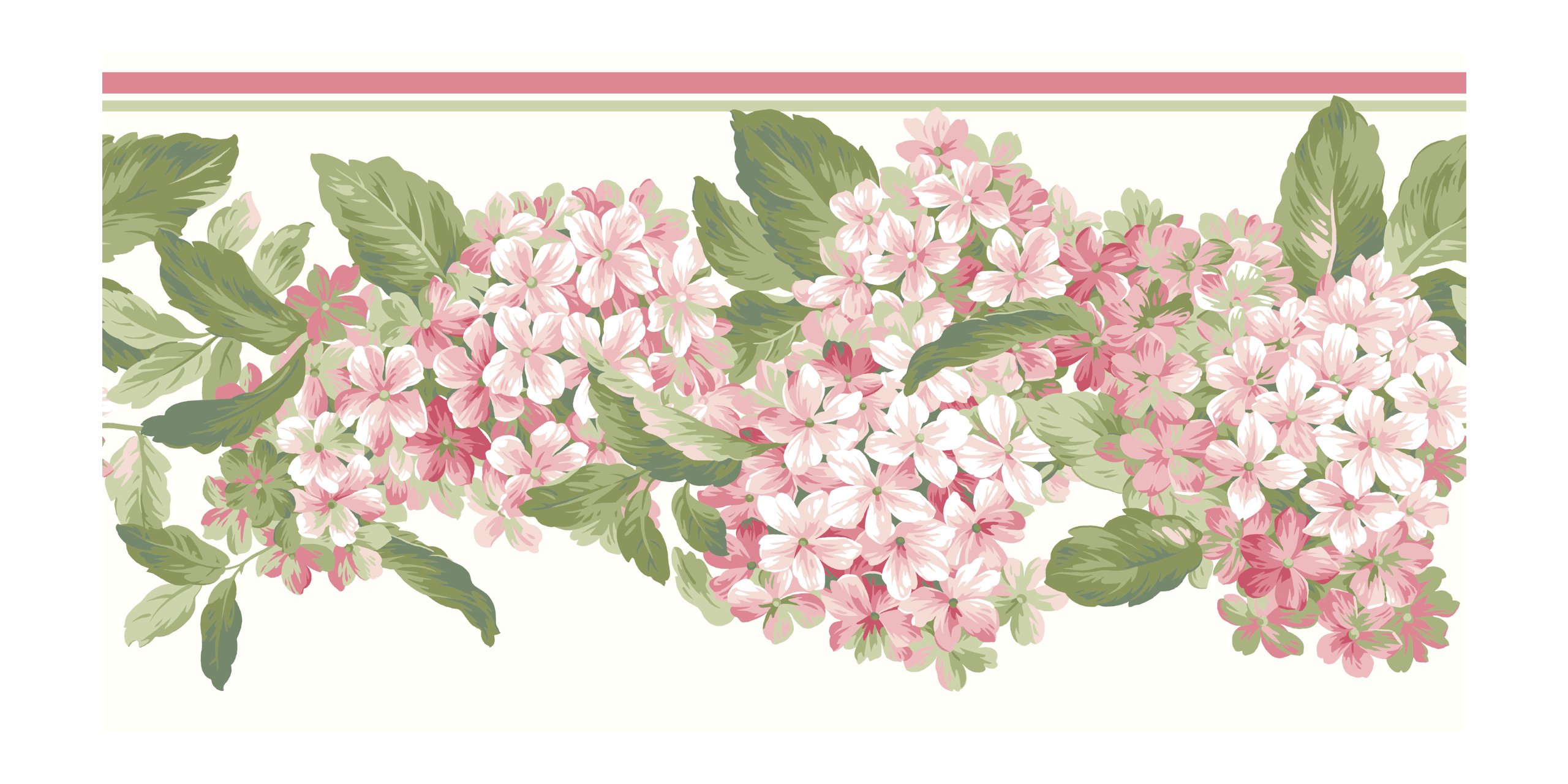 Hortensia frontera premium de York Wallcoverings Ashford casa flores AK7438B