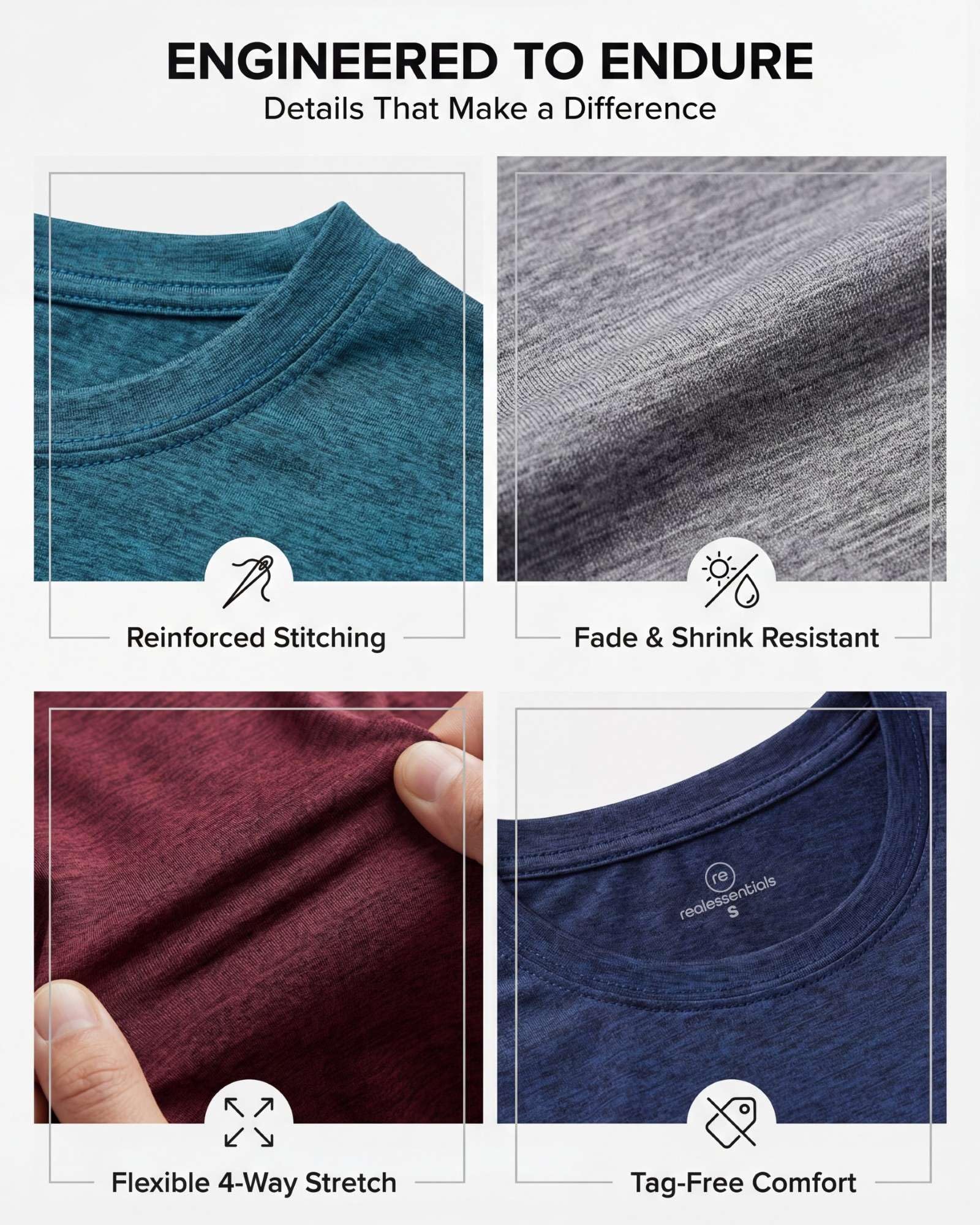 Real Essentials Damskie Re 3-pak Szerokie nogawki Palazzo Lounge Sznurek Luźne Wygodne Spodnie Piżamy Na Co Dzień Z Wysokim Stanem Zwiewny Nadruk Zestaw 3, XL