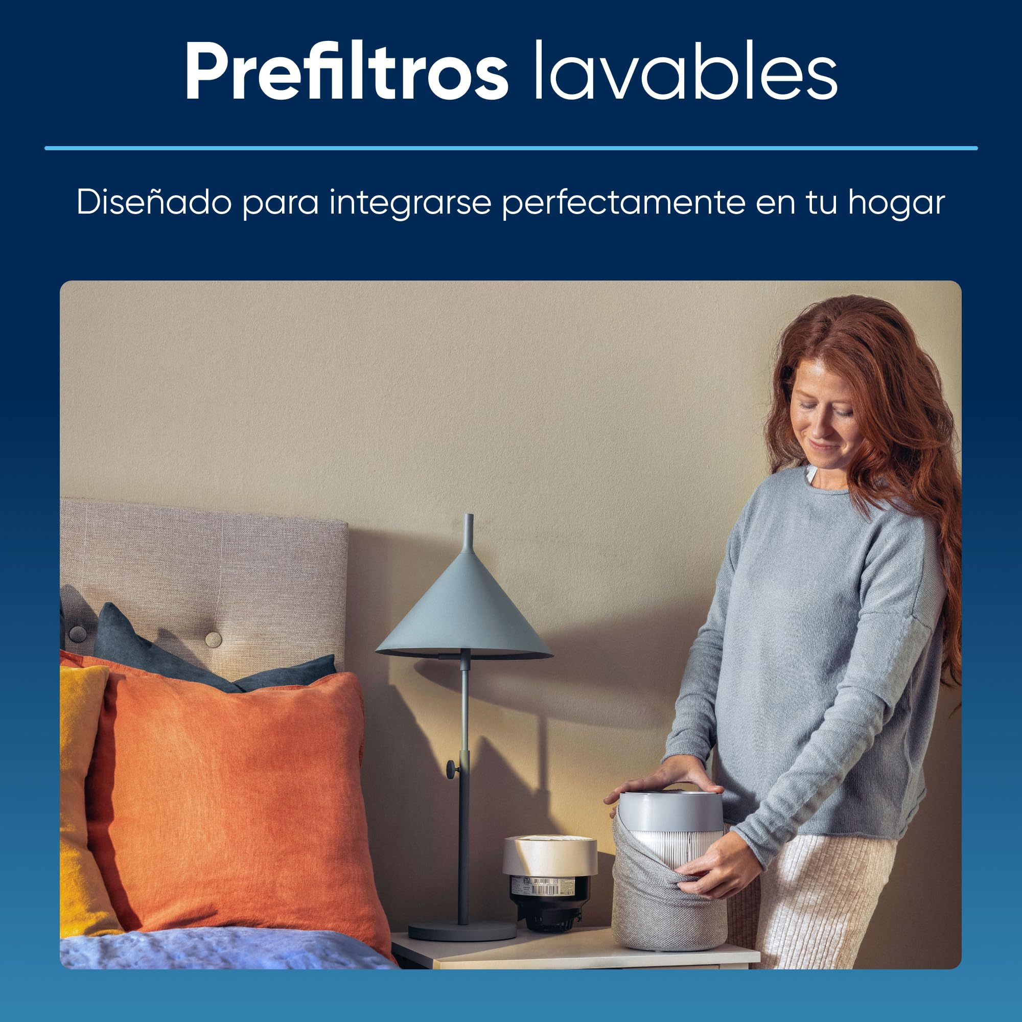 BLUEAIR Blue Pure Mini Max Purificador de aire compacto, elimina el 99,97% del polvo, el polen y el humo, silencioso y portátil para dormitorios y oficinas