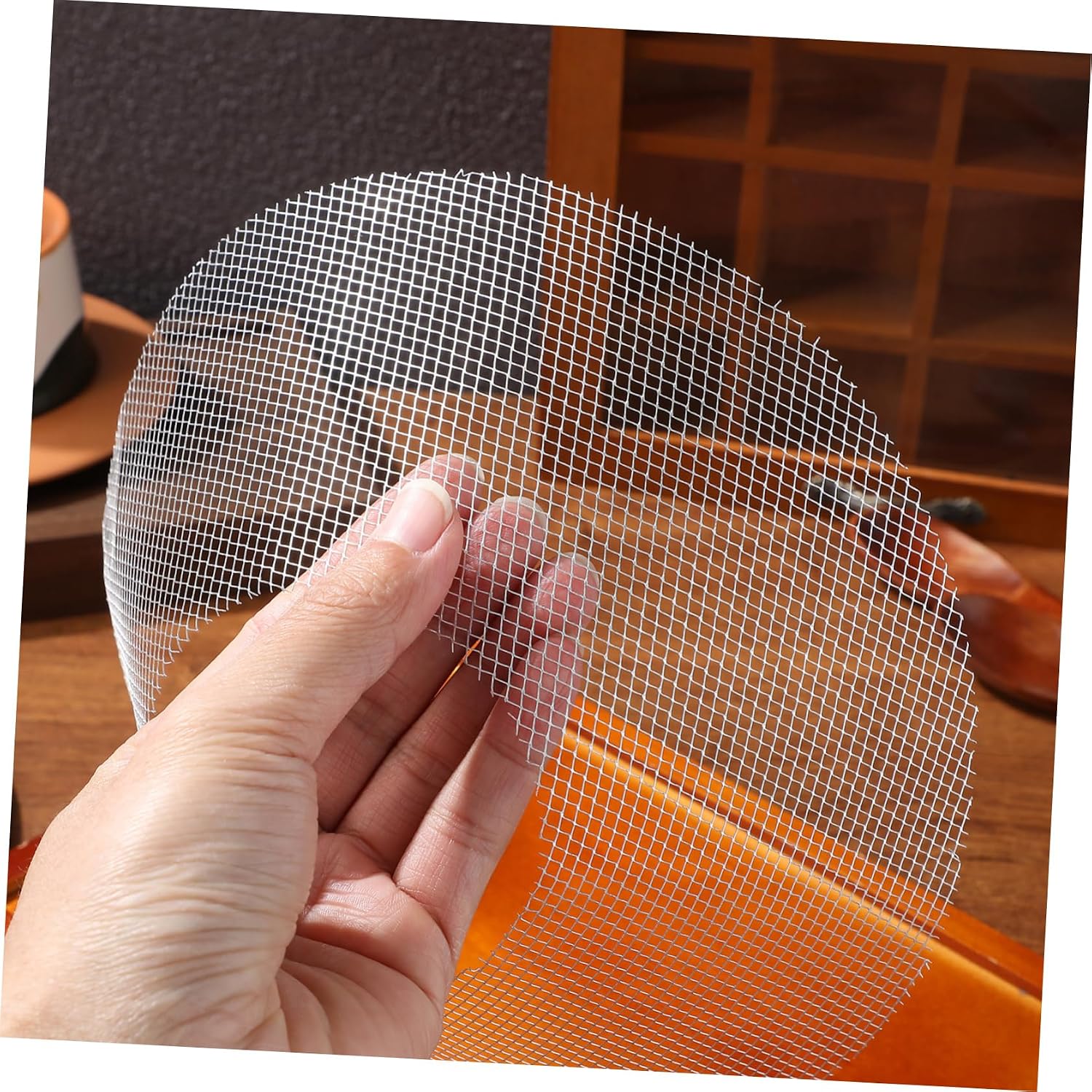 10PCS Kitchen Filter Net – Round Cooker Hood Accessories Mesh Range Hood Filter for Effective Oil Filtration Kitchen Supplies for Easy Installation