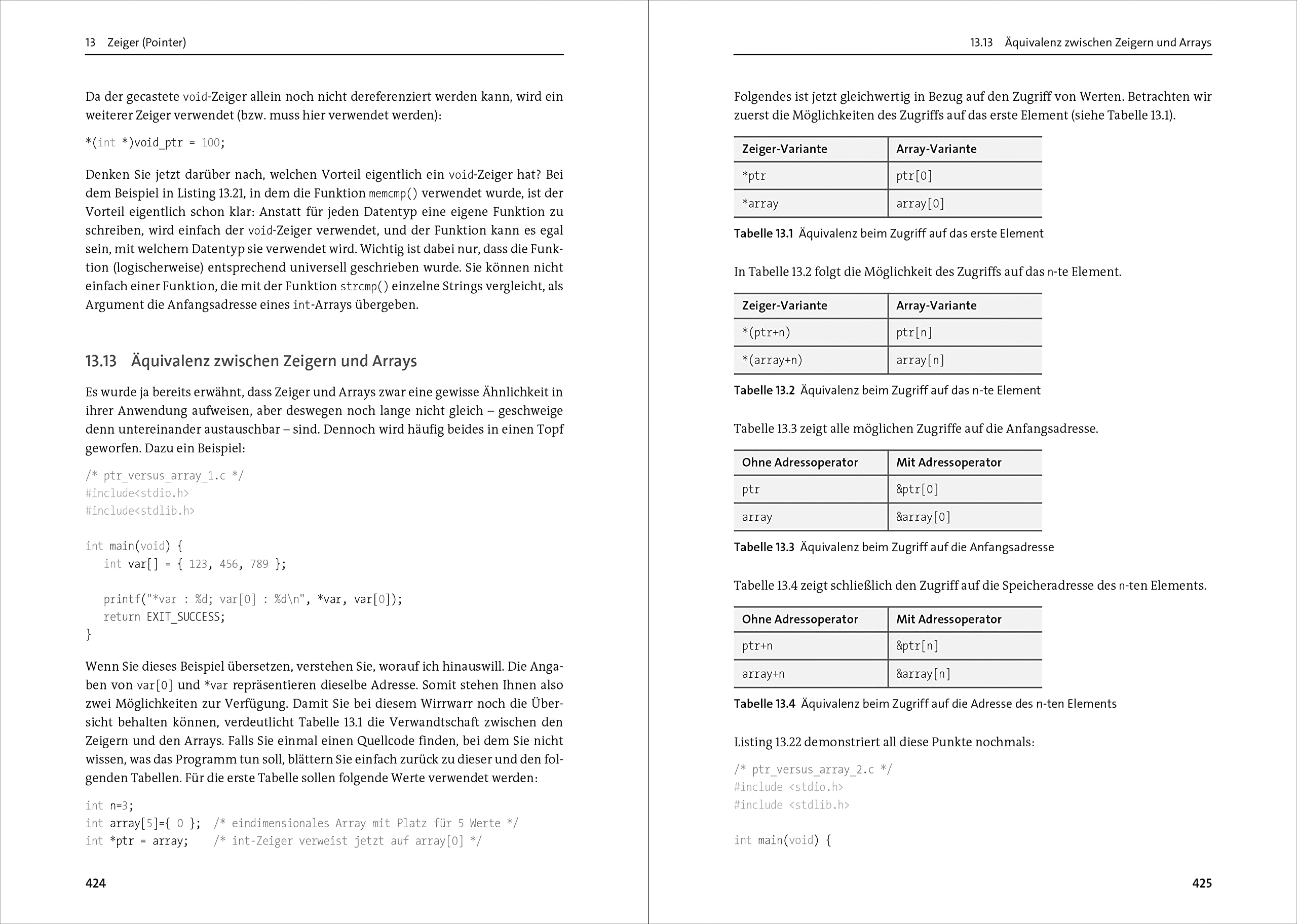 C von A bis Z: Das umfassende Handbuch für die Programmierung mit C. Zum Lernen und Nachschlagen. Aktuell zum Standard C23