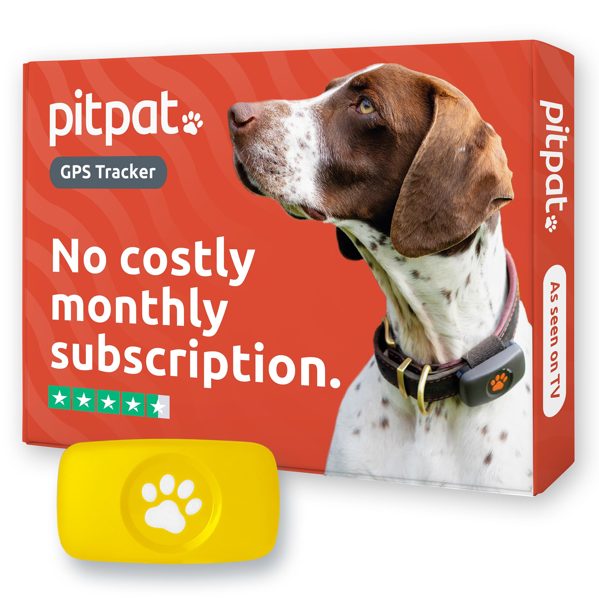 PitPat GPS Dog Tracker No Monthly Fees - Pet Tracker for All Dogs