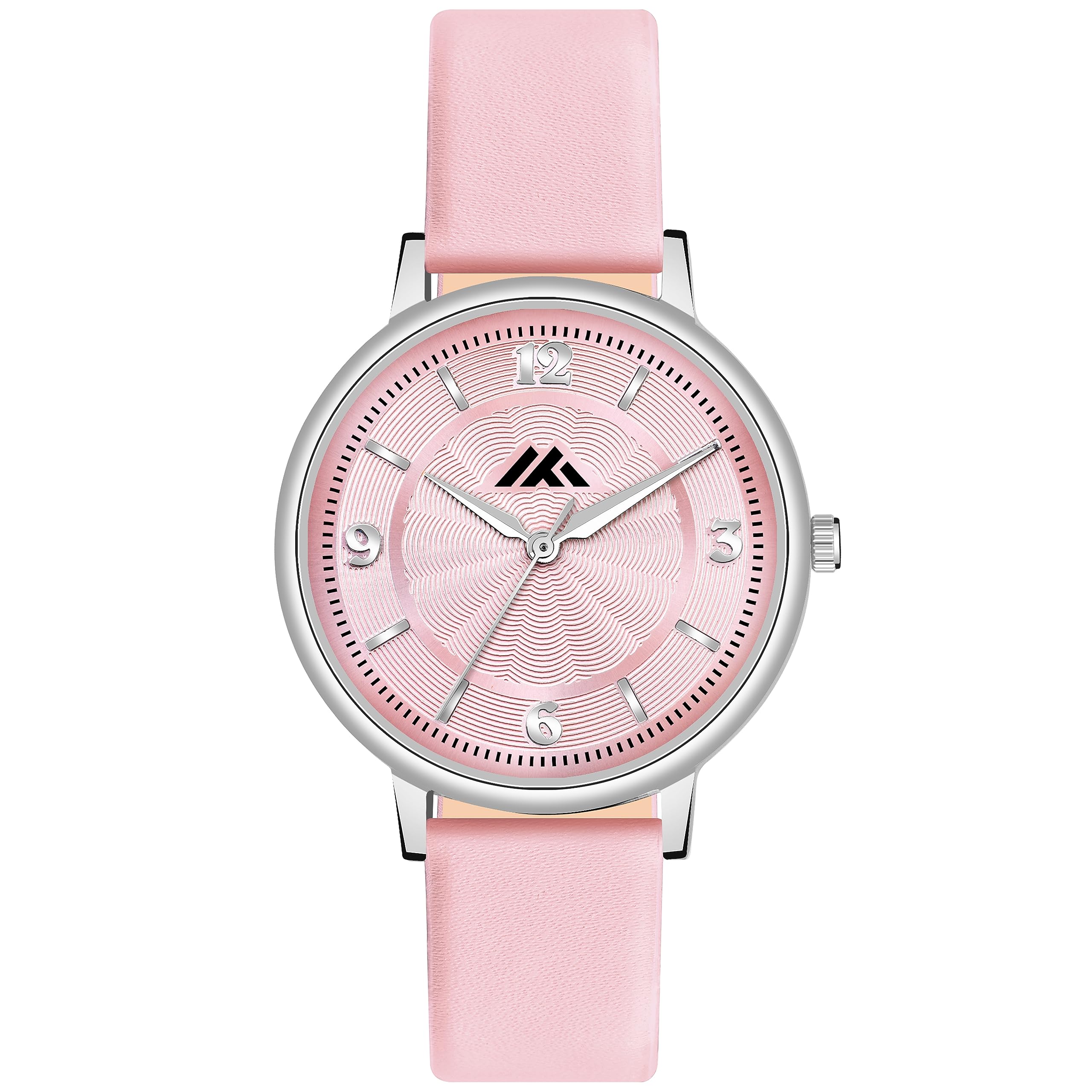Watch City Analog Womens Casual Watch Round Dial and Leather Belt Gift for Girl Friends Wife (Pink) (B0CDPVYGW2) Amazon Price History, Amazon Price Tracker