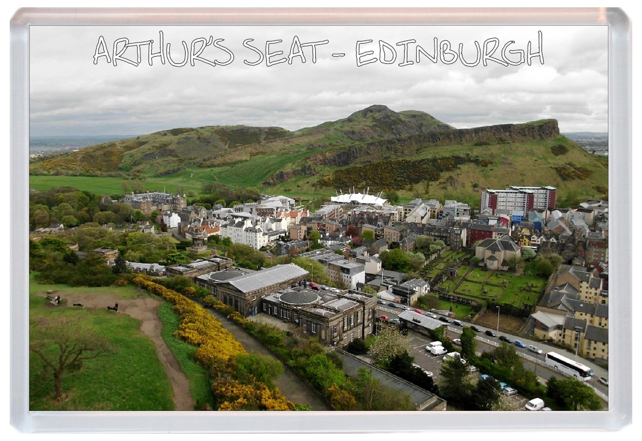 Baked Bean Store Arthur's Seat - Edinburgh - Scotland - 96 X 76Mm Jumbo Fridge Magnet