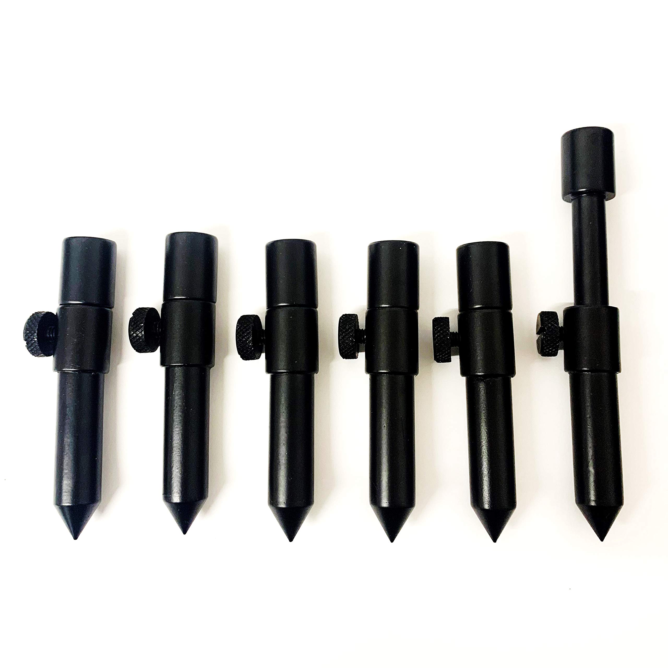 6 Ali 10-15cm Short 16mm Thick Black Carp Coarse BankSticks Bank Sticks Lidsters Fishing Supplies LTD