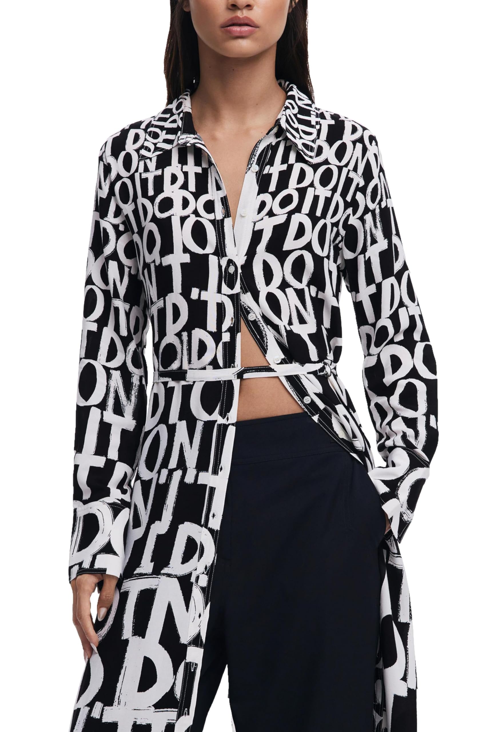 Desigual Vest_Tripoli Casual Dress Mujer (Pack de 1)