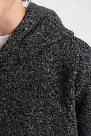 DeFacto Boys' Regular Fit Hooded Sweatshirt