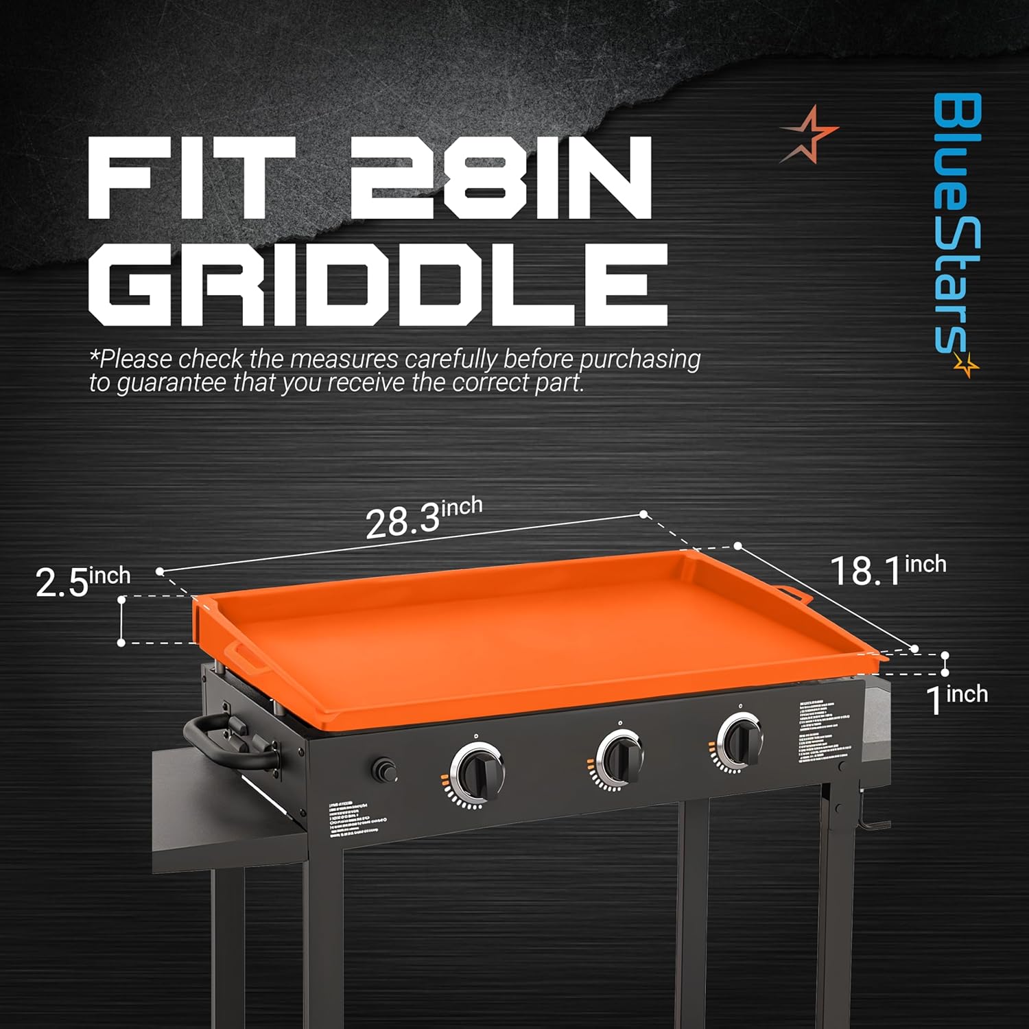 28" Upgraded Silicone Griddle Cover Mat for Blackstone 28" Inch Grill | EasyGrip Feature, Heavy-Duty Food-Grade Protection | Keep Your Grill Clean & Rust-Free All Season