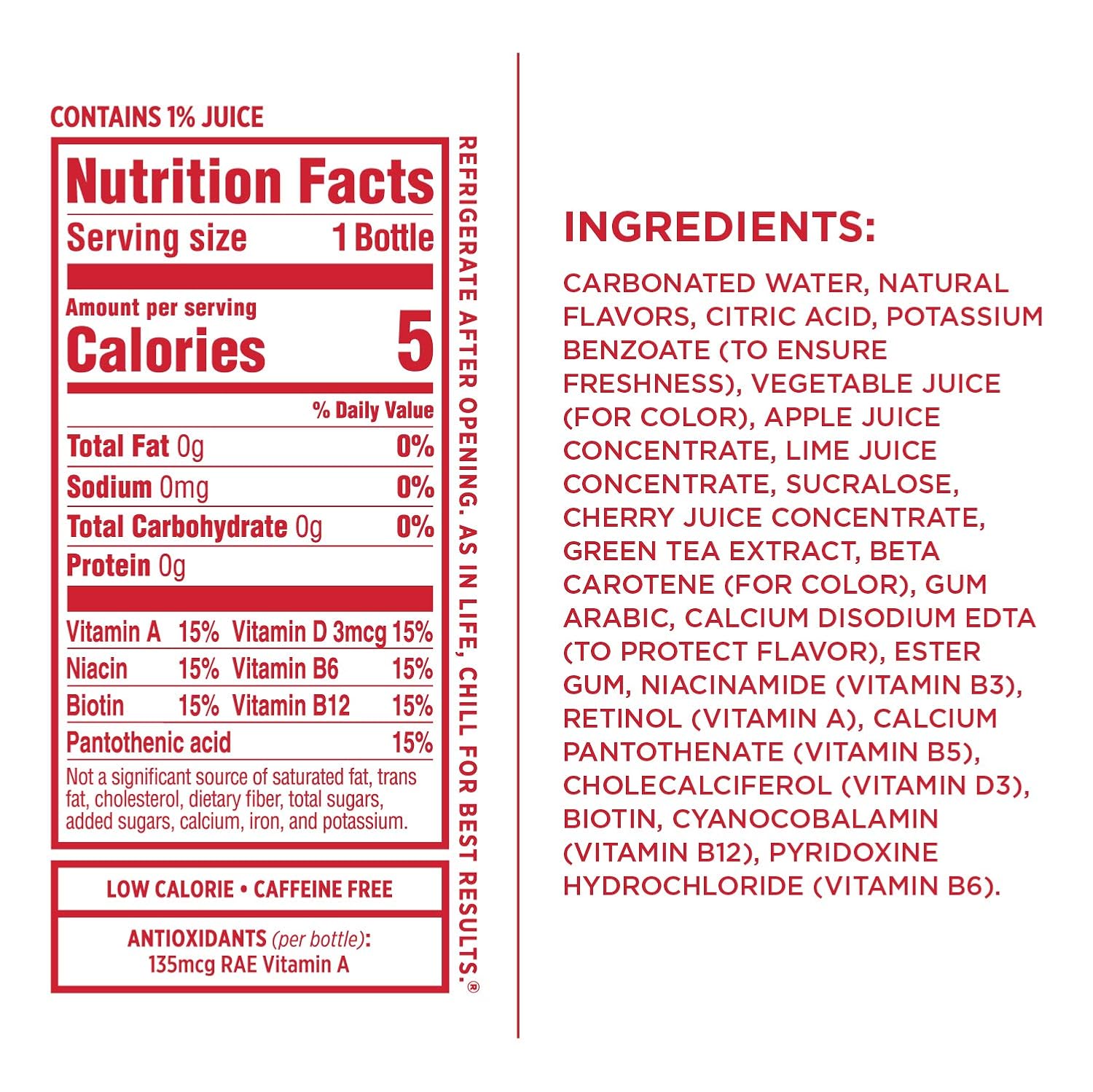 Sparkling Ice +Caffeine Strawberry Citrus Sparkling Water (Pack Of 12) and Sparkling Ice, Cherry Limeade Sparkling Water (Pack of 12)