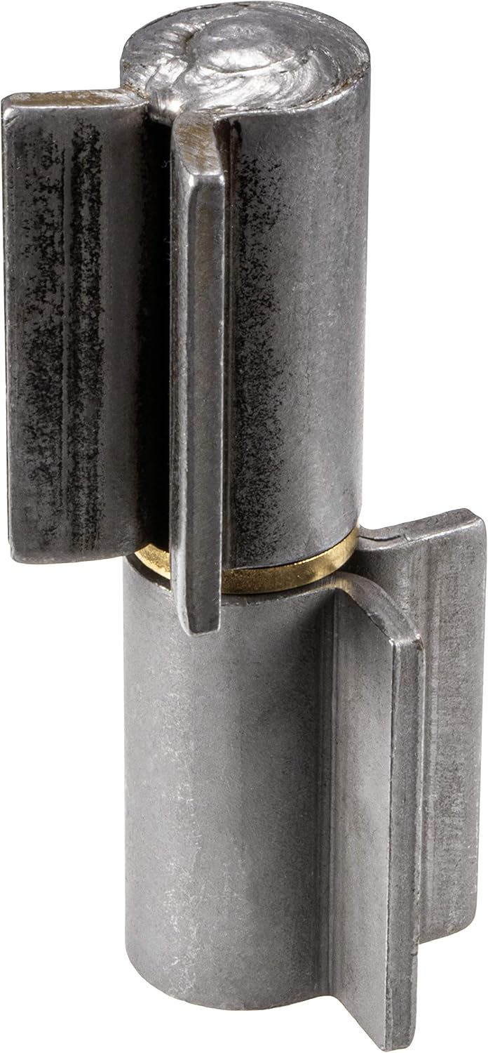 Gedotec Angle door hinge for welding on for metal doors, gate hinge for