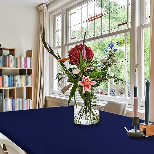 Miniatura 7 de CHENGU Mantel de elastano, ajustable, elástico, ajustable, para mesa de picnic, lavable, plegable, mantel rectangular de poliéster para fiesta de