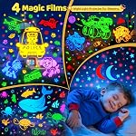 White Noise Machine Baby with Night Light Projector, 30 Soothing Music& 31 Colour& 4 Films Sound Machine, Timer+Remote+360° Rotate Dimmable Kids Night Light, Baby Essentials, Baby Shower Gifts