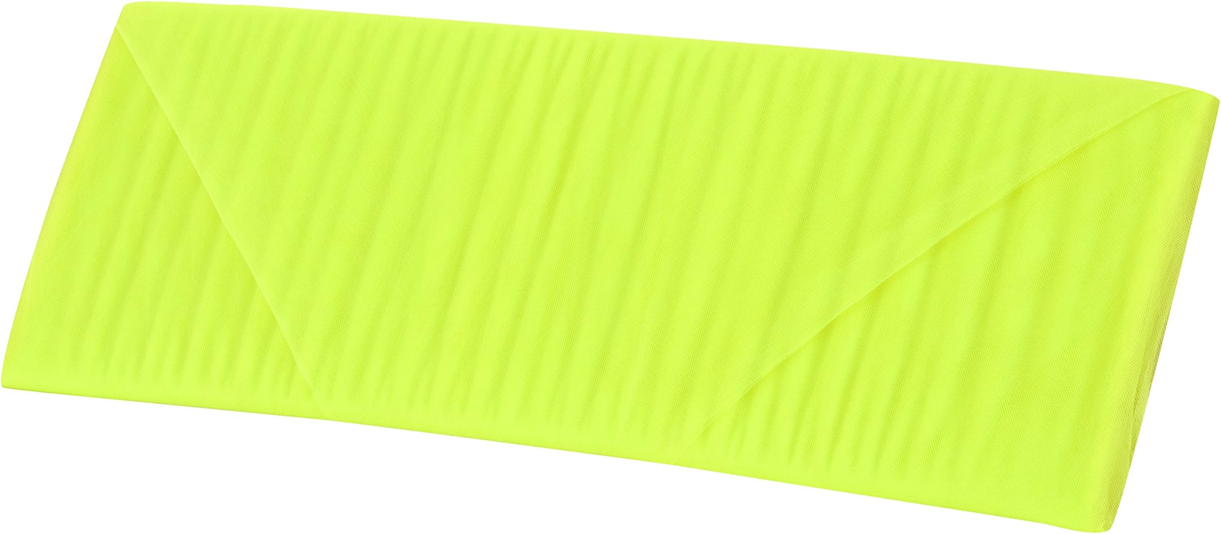 Falk Fabrics Tulle Fabric, Neon Yellow, 54-Inch by 25-Yard