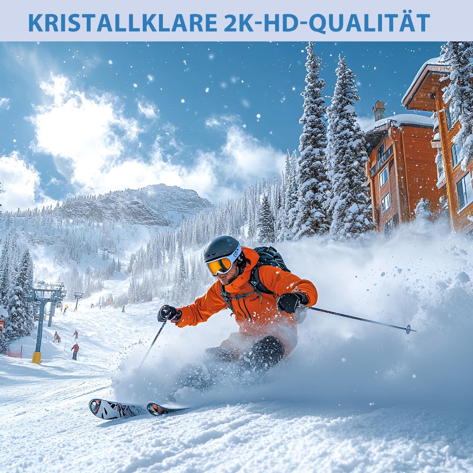 sakalaka 4K Mini Körperkamera, Tragbare Daumengroße Bodycam mit 64GB Karte, Handfreie POV Kamera, Mini Action Video Kamera, Vlogging Kamera ideal für Sport, Haustiere & Reisen