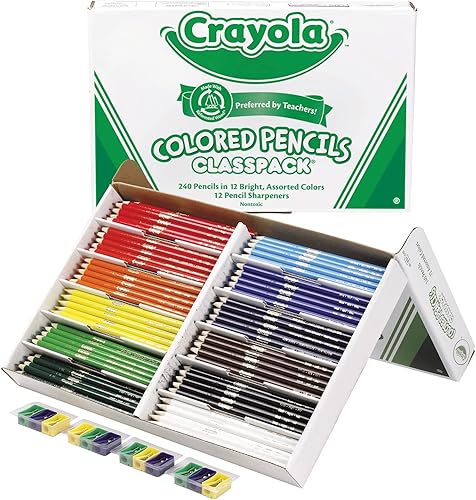 Miniatura 2 de Crayola paquete para clase con 240 unidades de lápices de colores, 12 colores surtidos (68 - 8024)