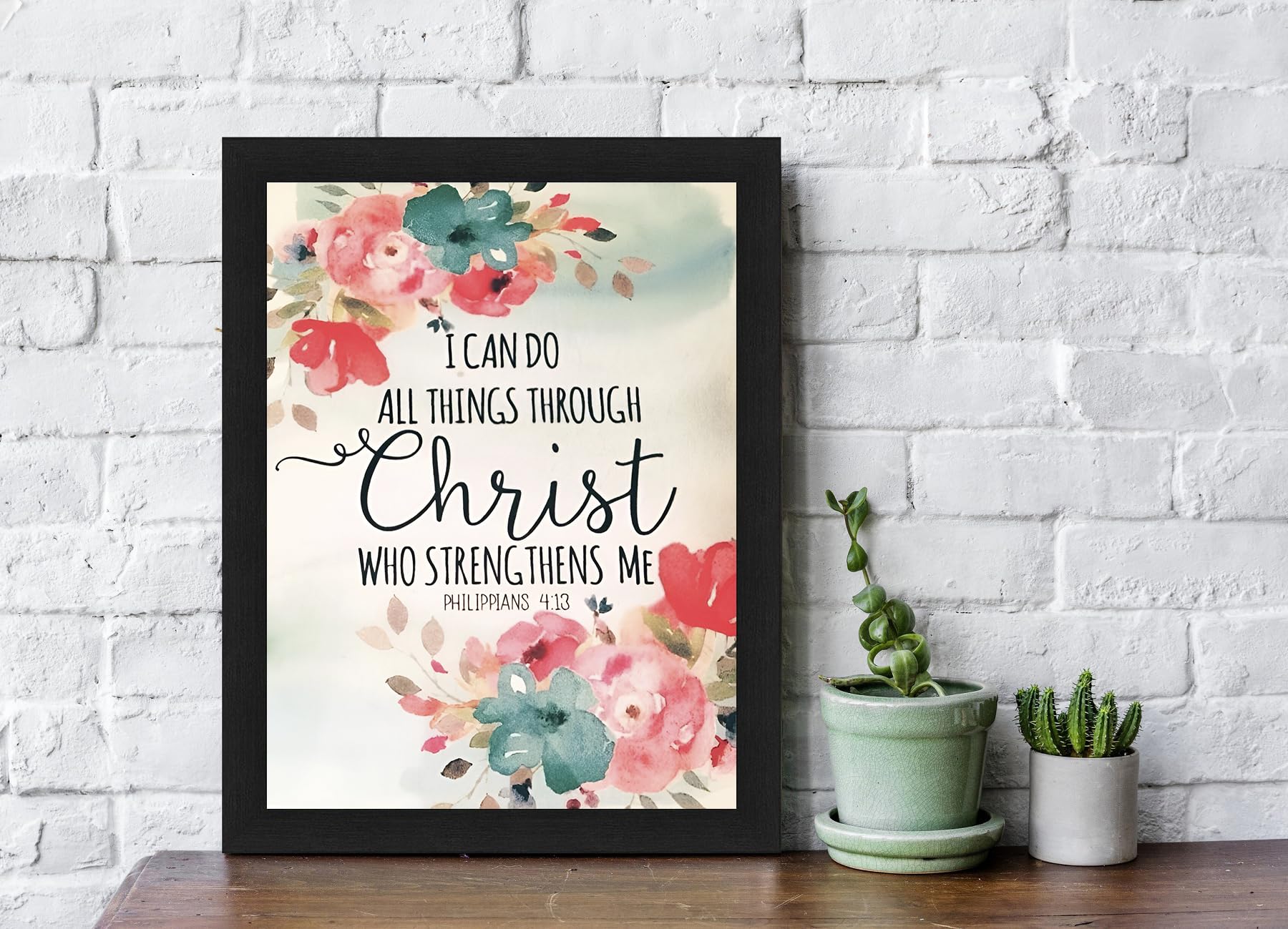 Bible Verse Wall Quote - Philippians 4:13 -2 Bible Verse Wall Quote - Philippians 4:13 -2