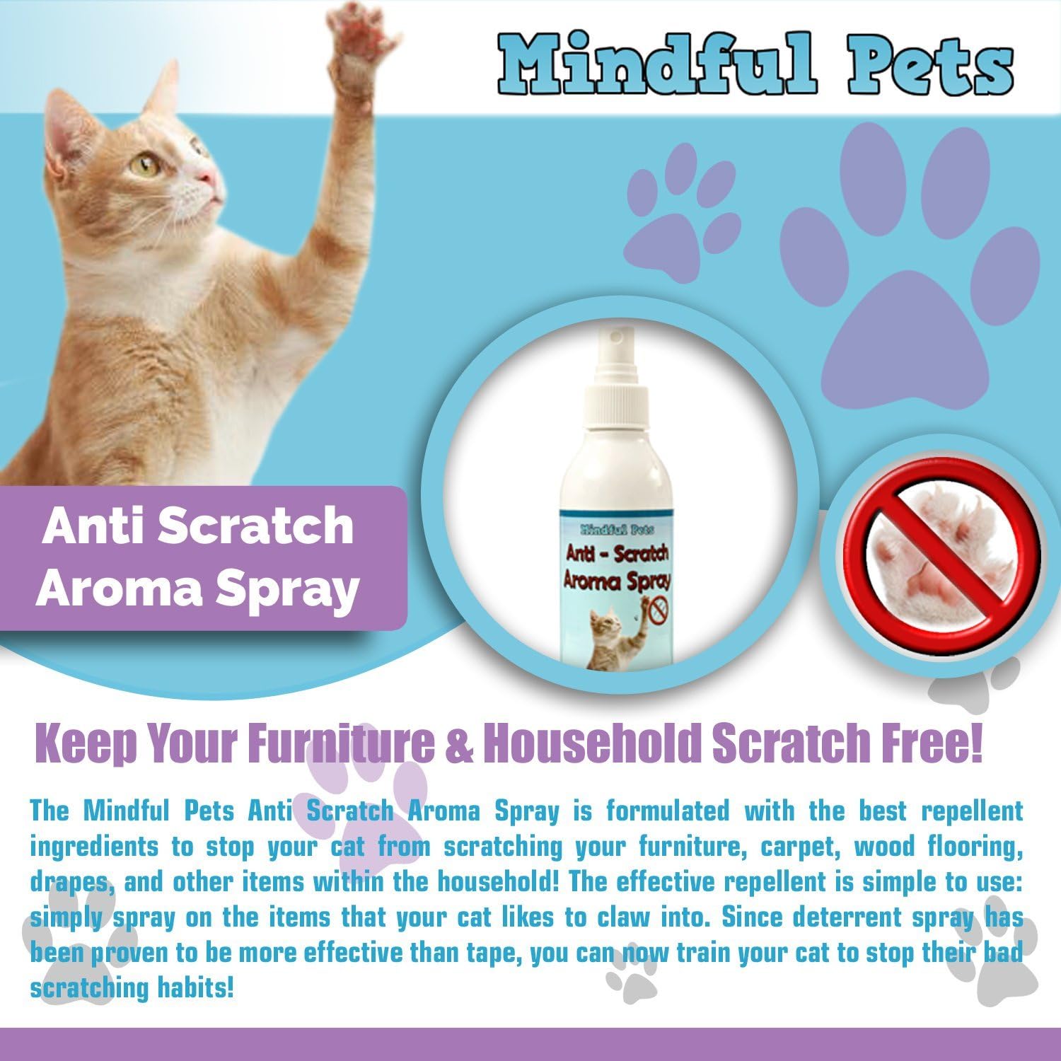 stop cat scratching carpet spray