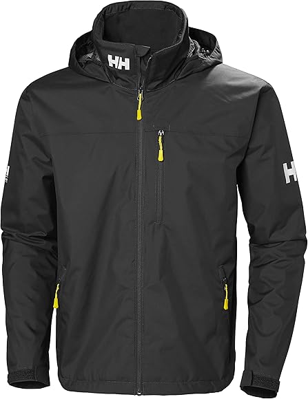 Amazon | Helly Hansenクルーフード付きジャケット、ブラック、Xラージ 