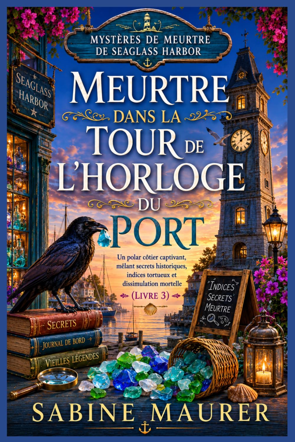 Meurtre dans la tour de l'horloge du port: Un polar côtier captivant, mêlant secrets historiques, indices tortueux et dissimulation mortelle (Livre 3) (Mystères de meurtre de Seaglass Harbor)
