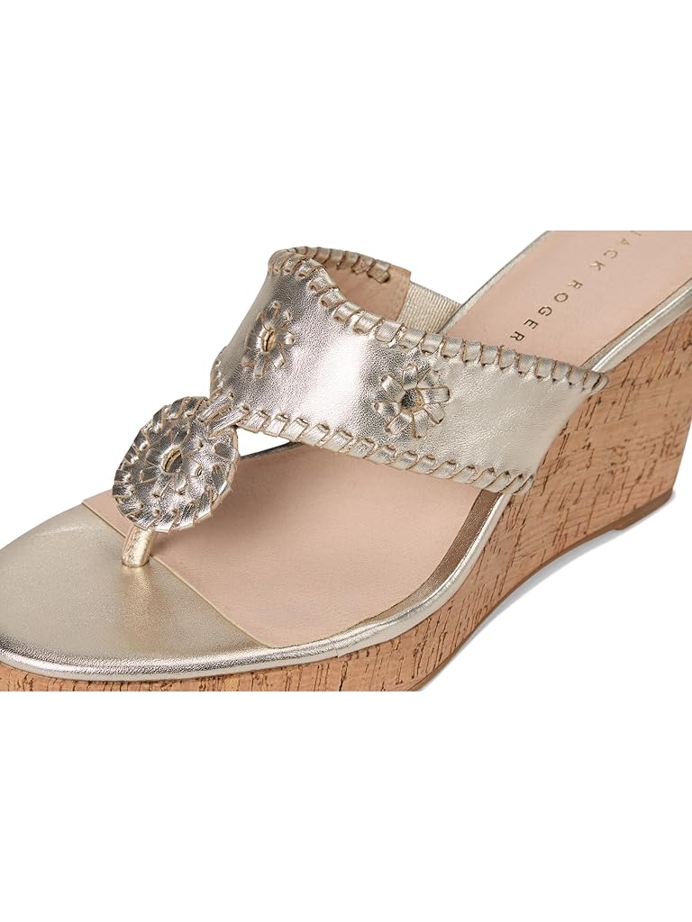 Silver Jack Rogers Jacks High Wedge