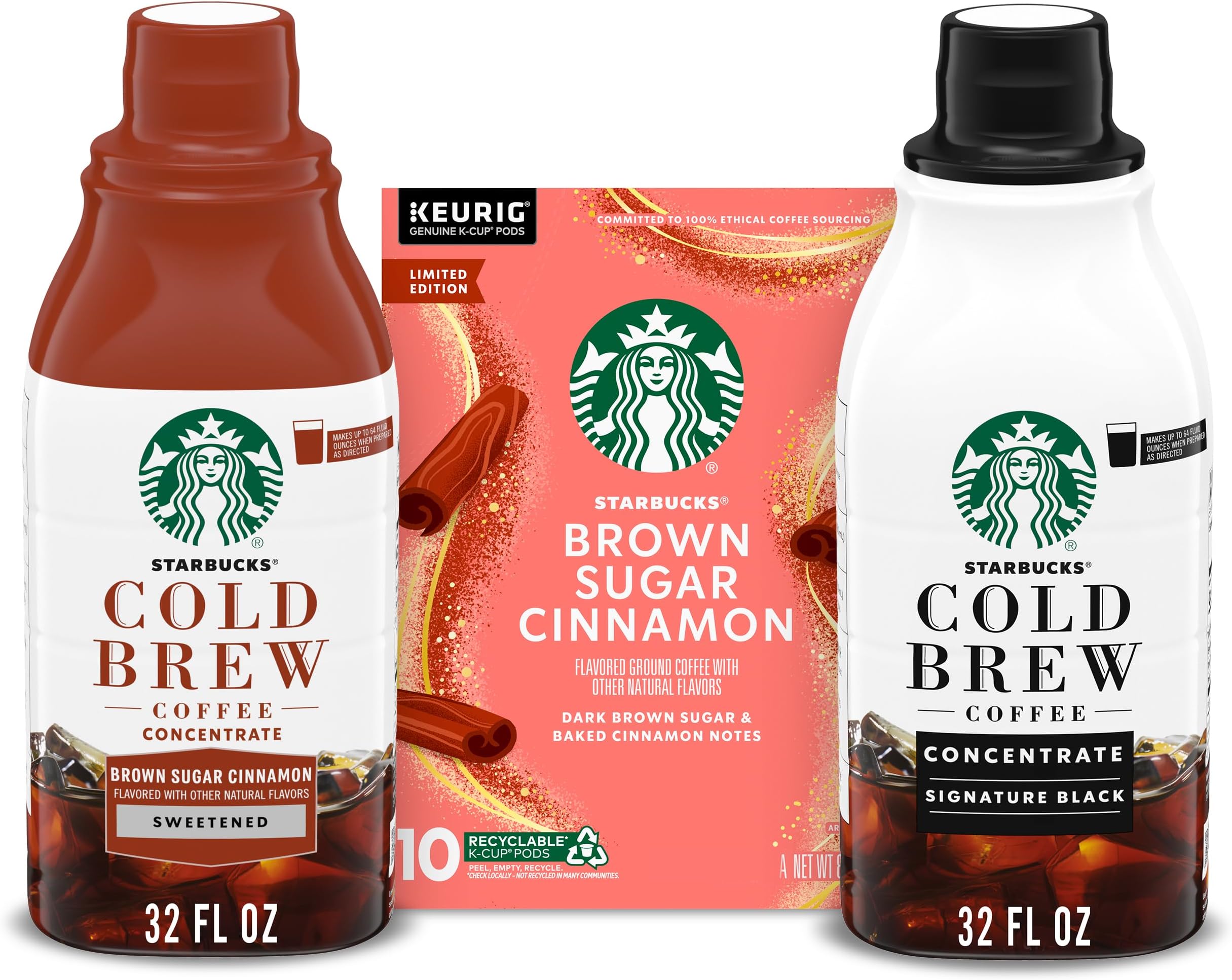 Starbucks Concentrate, Caramel Dolce, 100 Cold Brew Coffee