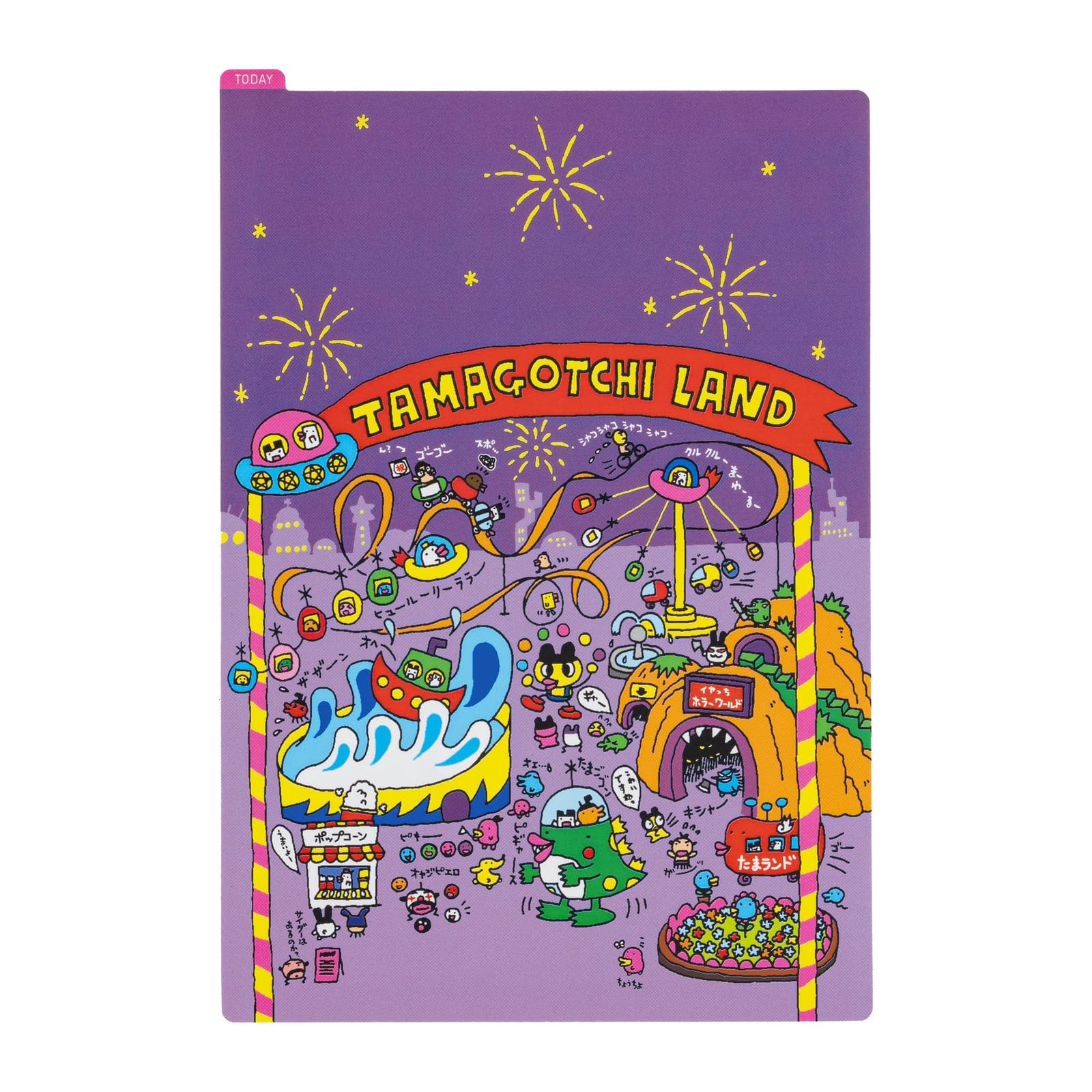 Tamagotchi / Hobonichi Underlay Tamagotchi Land for Cousin Size : Office Products