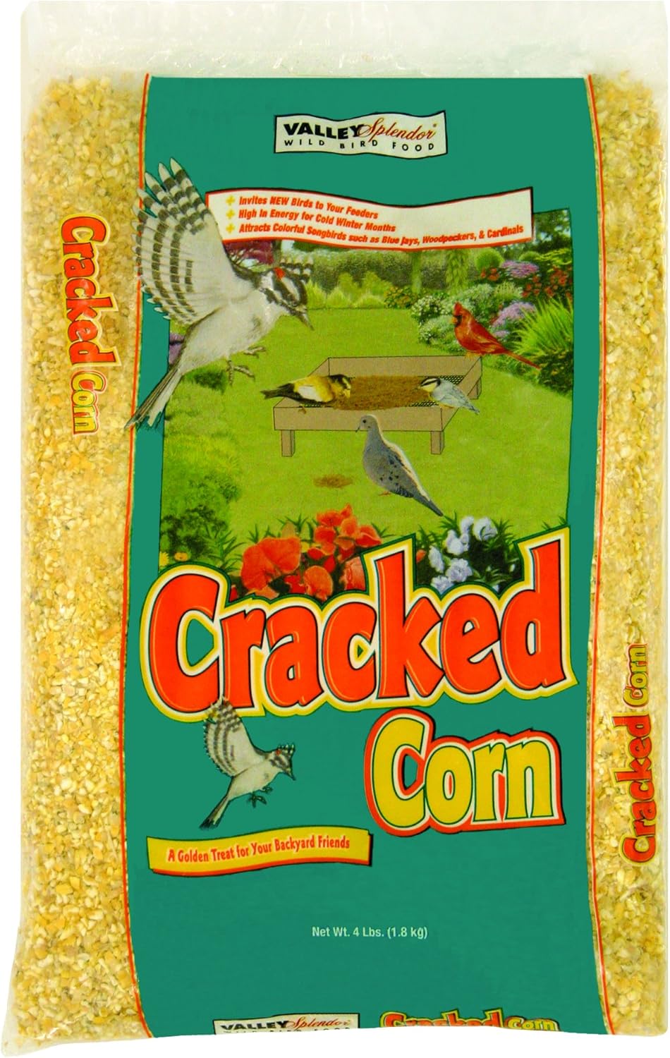 Red River 00211 Valley Splendor Cracked Corn Bird Seed, 4