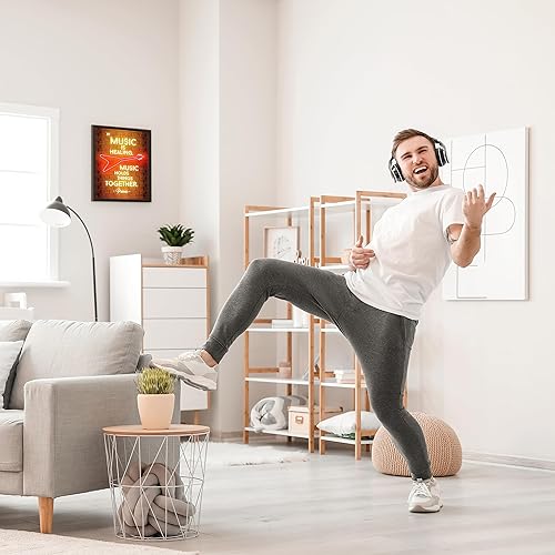 Miniatura 5 de AMERICAN LUXURY GIFTS Music Is Healing - Prince Quote Wall Art Print - 8x10 Guitar Music Room Decor For Aesthetic Home Decor, Dorm, Bedroom Decor &