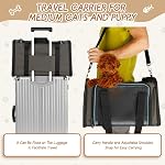 X-ZONE PET Airline Approved Pet Carriers,Soft Sided Collapsible Pet Travel Carrier for Medium Cats and Puppy