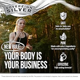 Sovereign Silver Immune Support - Colloidal Silver, Bio-Active Silver Hydrosol, 10 ppm, Liquid Dropper, 8 Fl Oz, (236 mL)