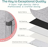 Vista 4 de Kipbelif - Bolsas de almuerzo aisladas bonitas y elegantes para mujeres – Lonchera grande y funcional para adultos, bolsa estilo bolso para trabajar