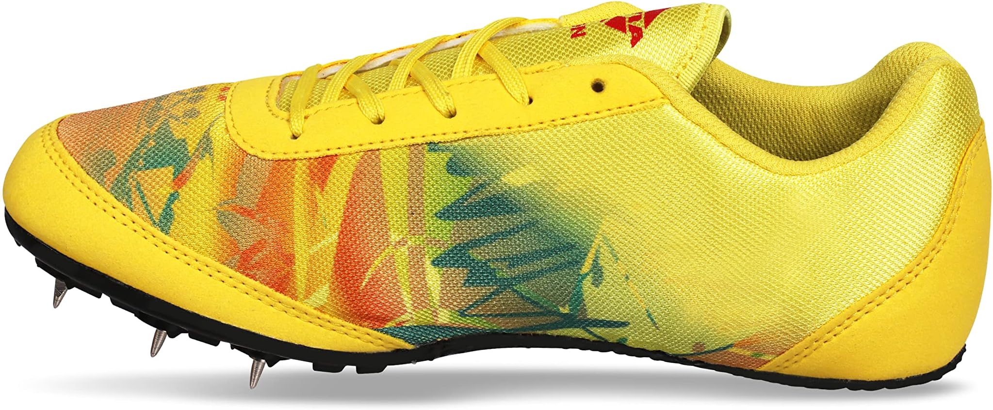 Zion-1 Running Spikes mens Nivia Zion-1 Running Spikes Shoes-Yellow - 5 UK