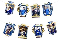 Vista 15 de Decoraciones de Fiesta Negras y Doradas de 30 Pies, Banderín de Lunares, Banner de Círculos de Papel con Puntos, Banderas Triangulares, Guirnalda