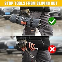 Vista 7 de Ratcheting Wrench Set, Combination Wrench Set, 22-Piece SAE & Metric and Standard, 72Th Long Open End, 1/4" to 3/4" & 6-18mm, Organizer With Roll Up