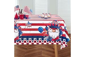 MikiUp 4th of July Tablecloth: Celebrate the Holiday with Patriotic Style