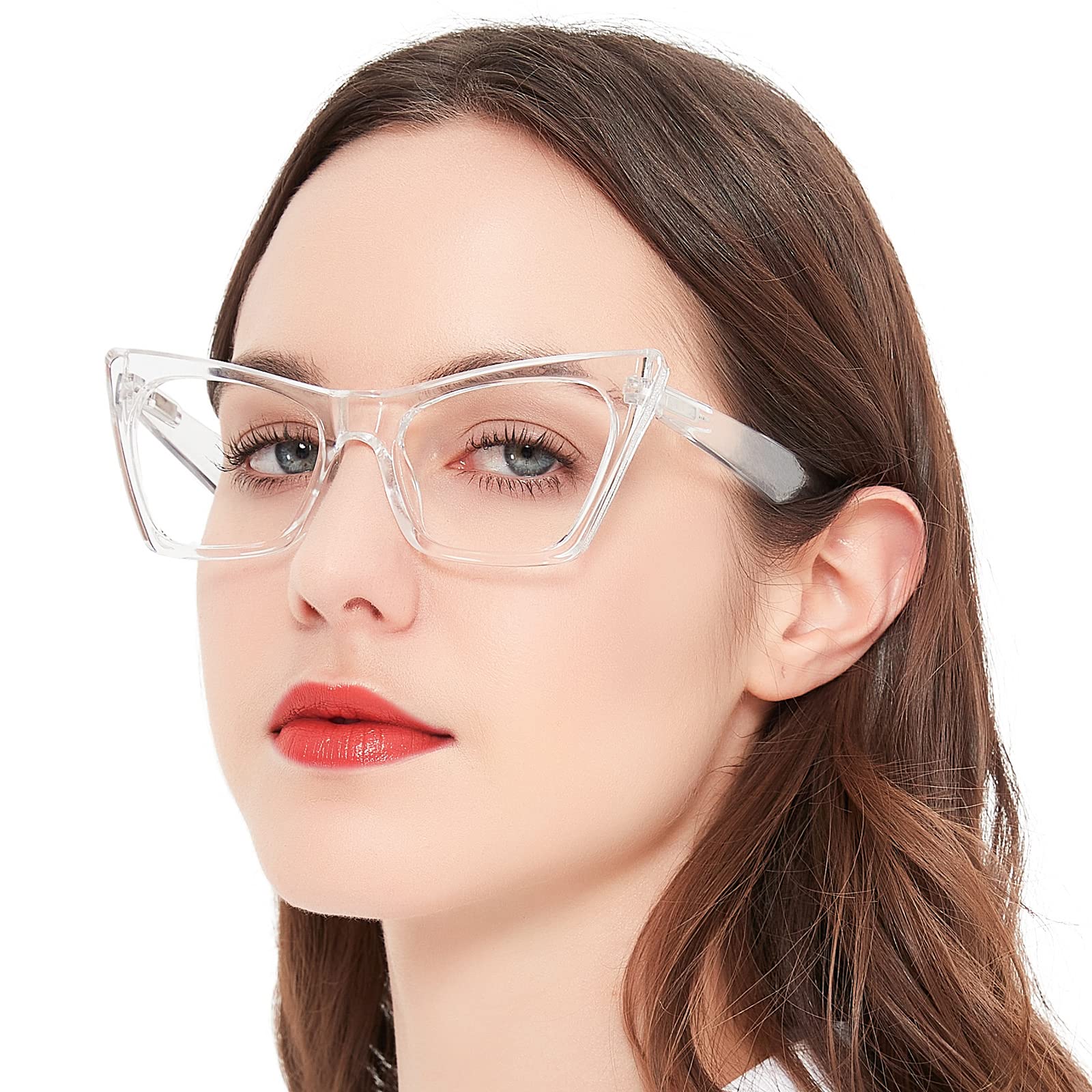 OCCI CHIARI Oversized Halloween Reading Glasses Women 1.5 Retro Cat Eye Readers(1.0 1.5 2.0 2.5 3.0 3.5 4.0)