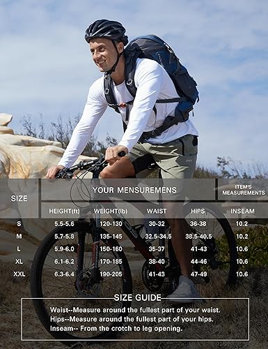 Miniatura 6 de Pantalones cortos de ciclismo de montaña para hombre, acolchados 3D, holgados, de secado rápido, ligeros, para ciclismo