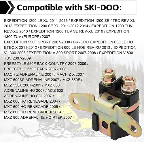 Miniatura 8 de Relé solenoide de arranque para Arctic Cat 250 300 1999-2005 /Suzuki LTF250 QUADRUNNER 250 1988-2001 QUADRUNNER LT230 E 1985-1989/ Suzuki King Quad