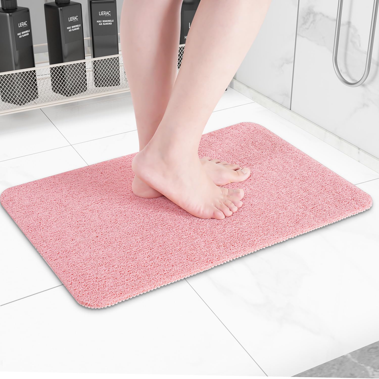 Amazon.com: Hargiis Non-Slip Bathtub Mat, Anti Slip Shower Mat, Fast ...