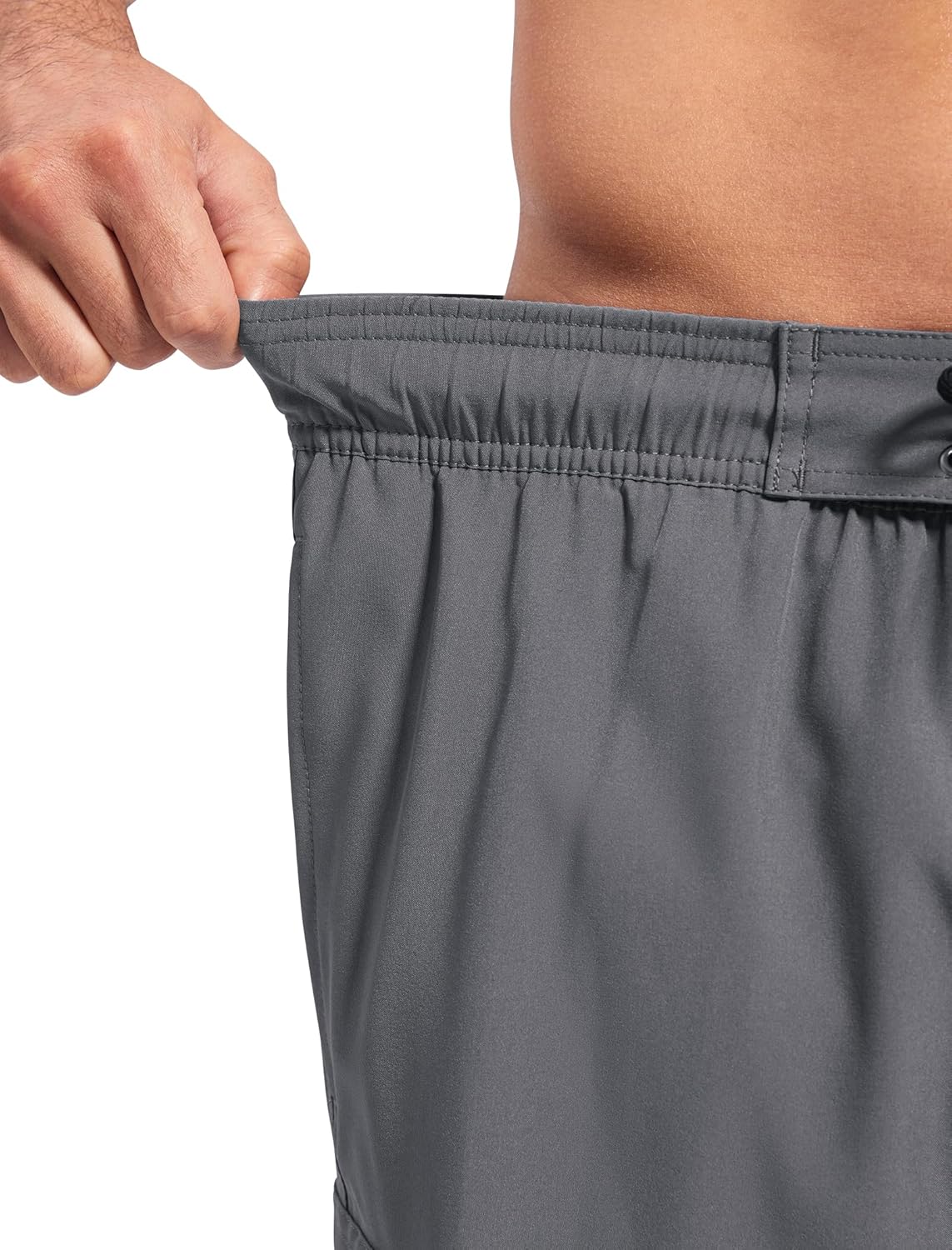 SILKWORLD Mens Swim Trunks Quick Dry Bathing Suit 9 Inch Swim Shorts with Mesh Lining and Zipper Cargo Pockets - Image 5
